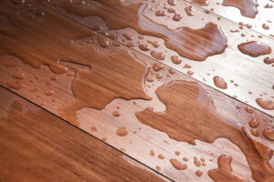 what happens when wood floors get wet